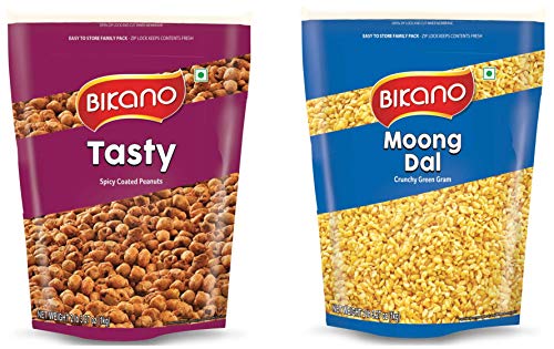 Image of Bikano Tasty, 1kg + Bikano Moongdal Salted, 1kg