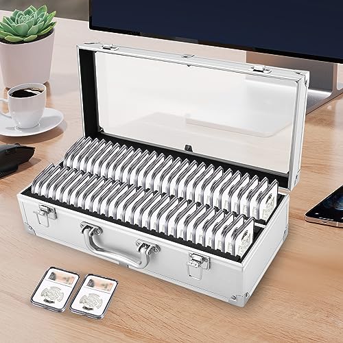 Caja organizadora para monedas con 50 compartimentos miniatura 6