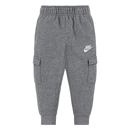 Nike Baby Boy's Club Fleece Cargo Pants (Toddler) Carbon Heather 2 Toddler