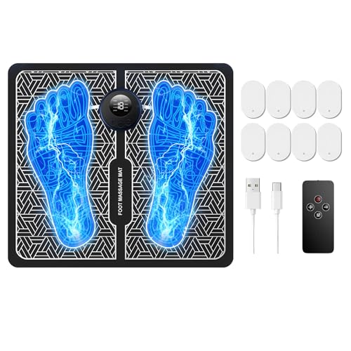 zdasosr Transcutaneous Electronic Nerve Stimulator and Powered Muscle Stimulation for Pain Relief EMS Foot Massager
