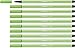 Price comparison product image Premium Fibre-Tip Pen - STABILO Pen 68 - Pack of 10 - Leaf Green