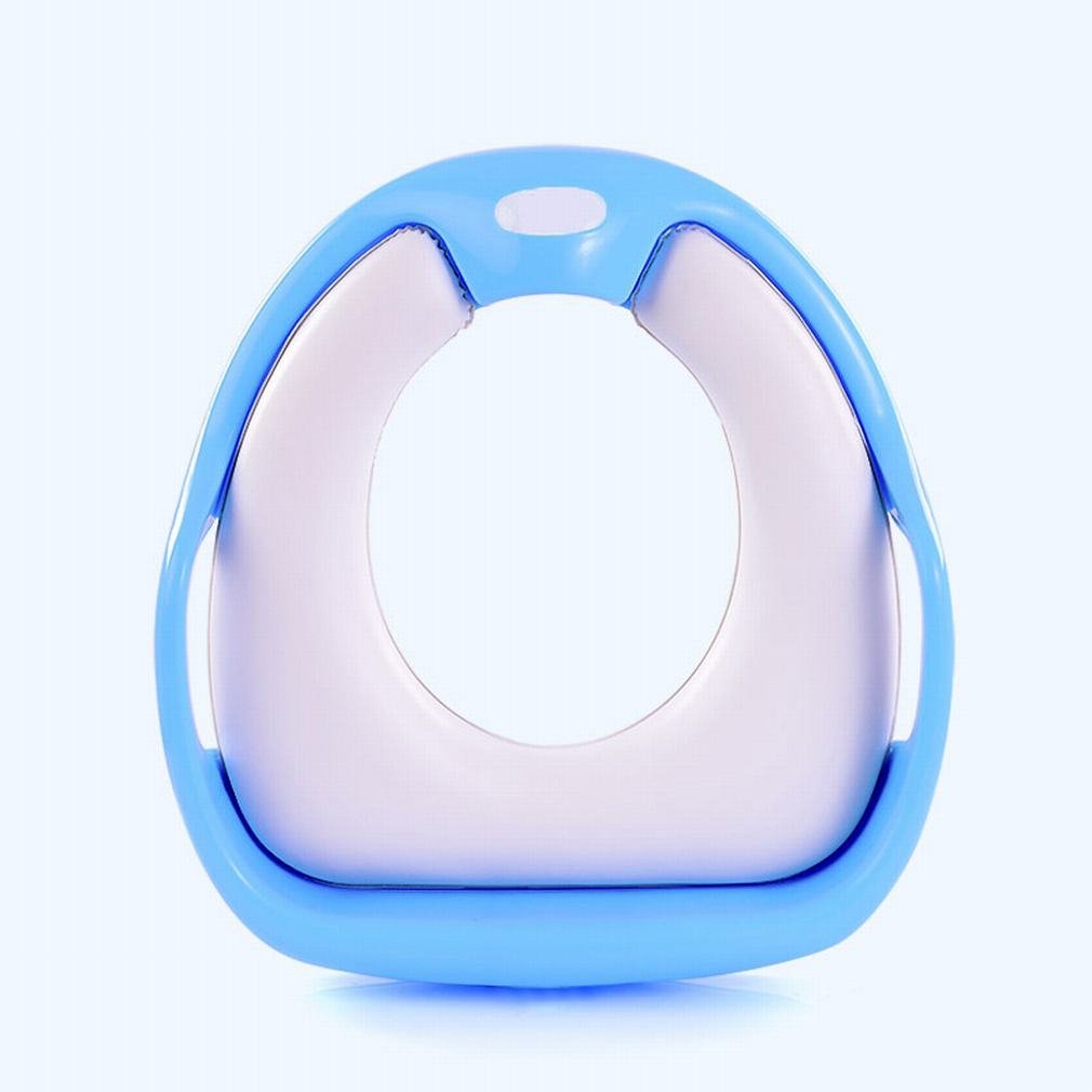 Siège de toilette enfant avec grand coussin d'assise rembourré et stable