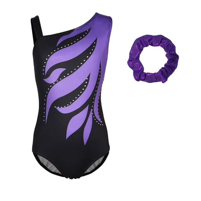 Buy Gymnastic Leotards Girls Sleeveless Bodysuits Shiny Diamond Ballet