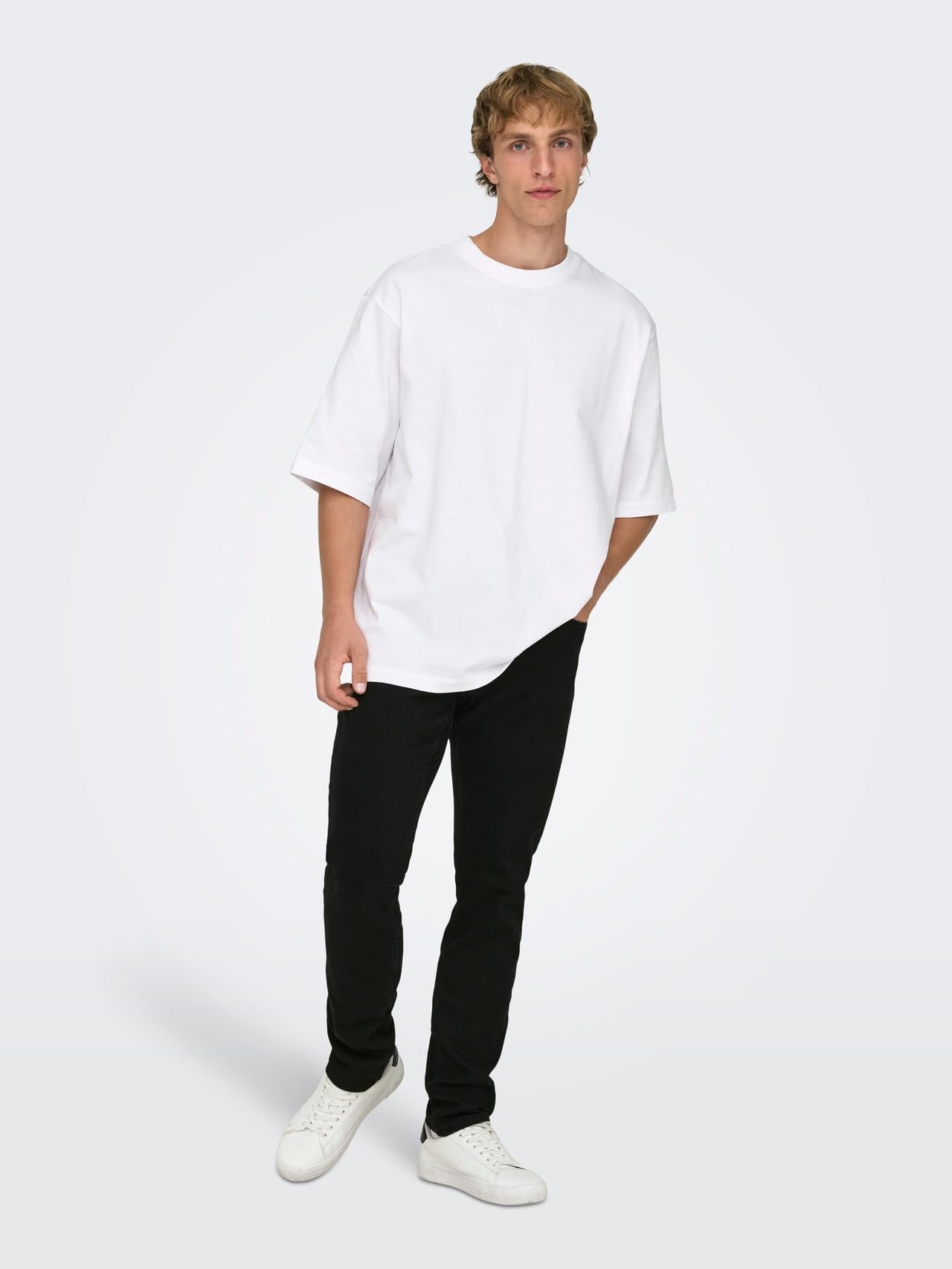 ONLY & SONS Onsloom Black Dcc 0448 Noos - Jeansy slim Mężczyźni