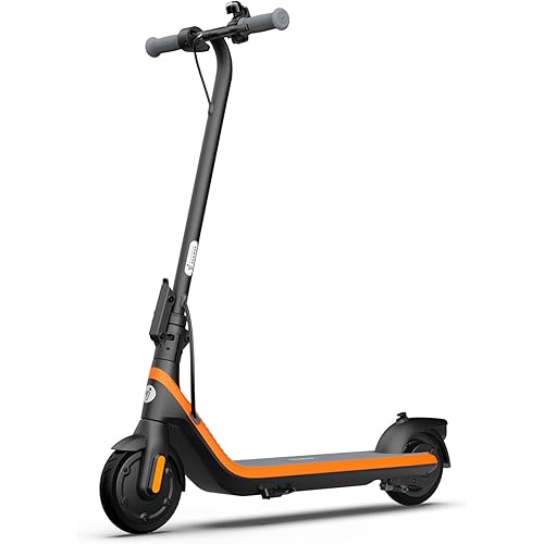 Segway Ninebot eKickScooter - Electric Scooter for Kids 6-14, w/t Adjustable Handlebar Height (Only C2 Pro) for Riders up to 132 lbs, Includes New Cruise Mode, UL-2272 Certified