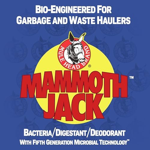 Mammoth Jack Industrial Odor Eliminator & Waste Digestant – Bio-Enzymatic Cleaner for Dumpsters, Drains, Sewage Systems, Garbage Trucks, Bilges & Kennels – 1 Gallon image 5