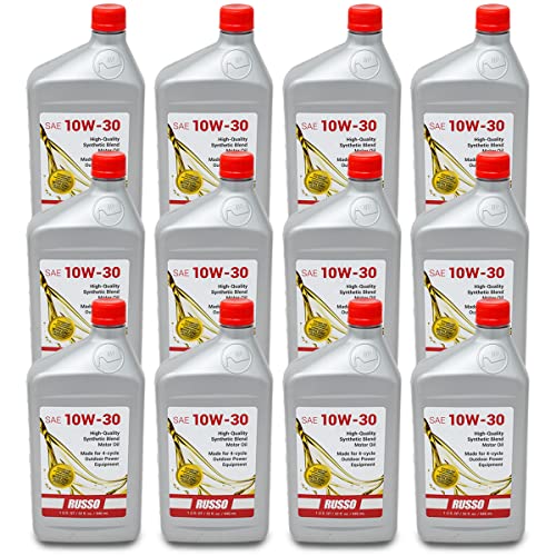 Aceite para motor SAE 10W-30 mezcla sintética 32 oz 12 unidades miniatura 1