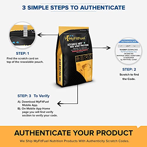 Image of MyFitFuel MFF Whey Protein 90 Isolate | 4 Kg, 120 Servings (Unflavoured) | Pure 100% Isolate Protein