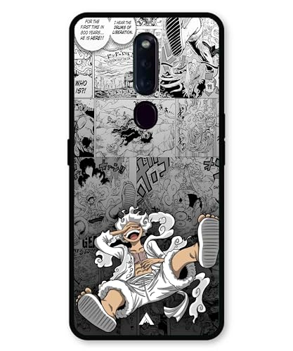 Image of Premium Anime 2 Case for Oppo F11 Pro (Glossy Finish) Soft-Touch Metal TPU Back Cover, Shockproof, Designer, Aesthetic Mobile Phone Case