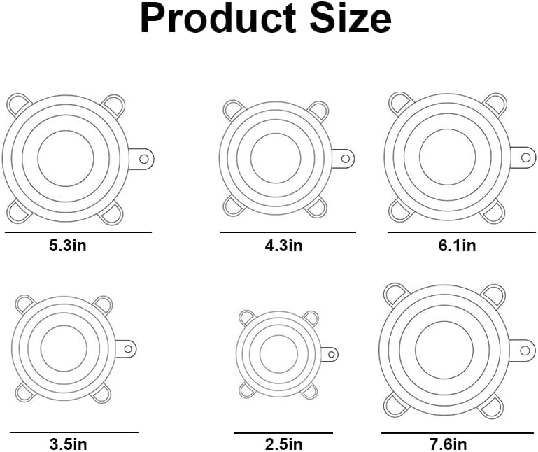 Miniatura 9 de 6 tapas elásticas de silicona reutilizables para almacenamiento de alimentos en el refrigerador, cubierta de alimentos para microondas resistente al