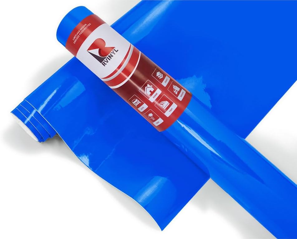 3M 2080 G47 Gloss Blue Vinyl Wrap Roll 5ft x 11ft