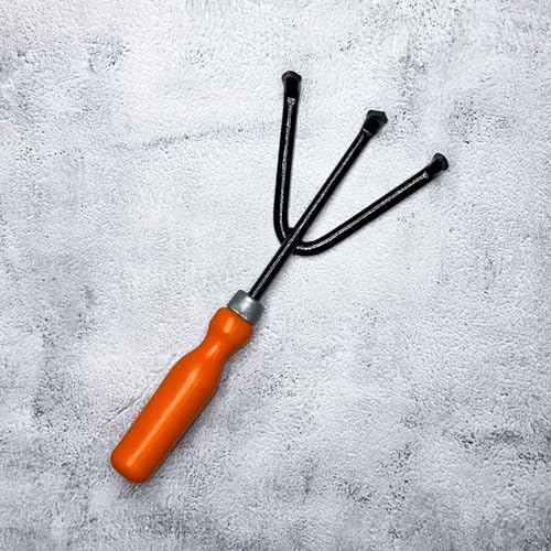 Gtree Garden Hand Cultivator PVC Handle | Stainless Steel Blade | Terrace, Balcony Gardening Accessories | Tools Kit for Home Gardening | Tool Kit Set | 1 pc