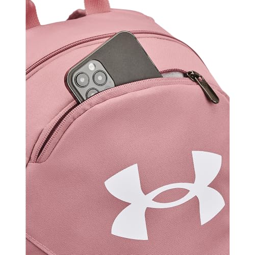 Image of Under Armour Unisex-Adult Hustle Lite Backpack, (697) Pink Elixir /Pink Elixir /White, One Size Fits All