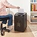 Amazon Basics 150 Sheet Autofeed Micro Cut Paper Credit Card Shredder for Security, Black