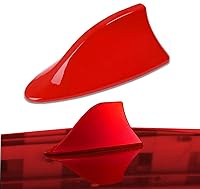 Vista 1 de ASUBHA Cubierta de antena de aleta de tiburón para automóvil, elegante antena de tiburón para decoración de automóvil, cubierta de antena