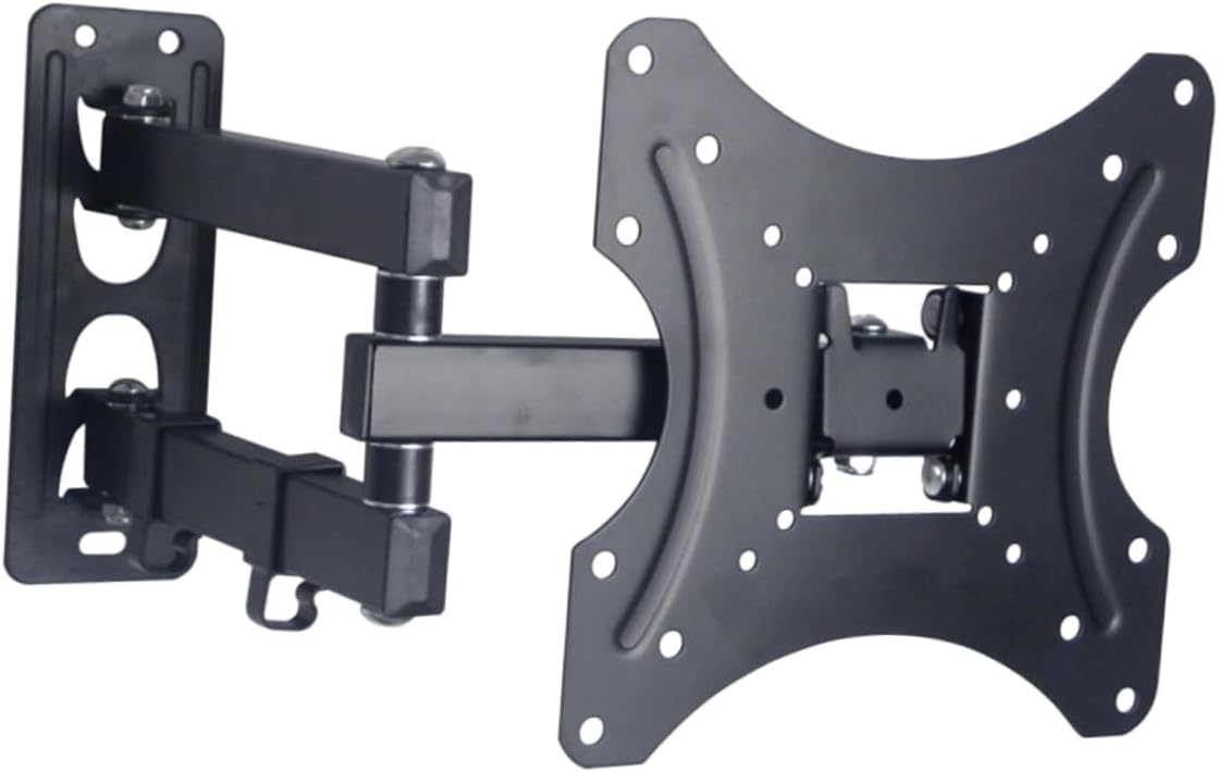 Telescopic Rotatable LCD Tv Mount Bracket for Flat Panel Displays Easy Installation Swivels and for Optimal Viewing Angle for Home Office Use