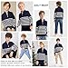 Danny D Boys Stripe Quarter Zips Pullover Sweater Kids Chunky Long Sleeve Knit Pullover Sweater ﻿ (US, Age, 4 Years, Navy Blue)