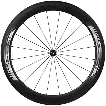 YOELEO SAT C60 STD 700C Wheelset Front and Rear Carbon Fiber Wheels Matte Clincher for Road Bike