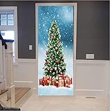 ADHESIVOS PARA PUERTAS MATERIAL: Hecho de material de PVC desmontable respetuoso con el medio ambiente. Respetuoso con el medio ambiente, sin olor, sin daños para la salud Decoración de la .