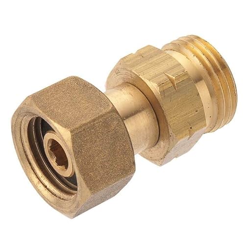 Adaptador italiano griego para botellas de gas W20-1/14 LH (mano izquierda) a A 21.8 LH salida de conexión europea Cover