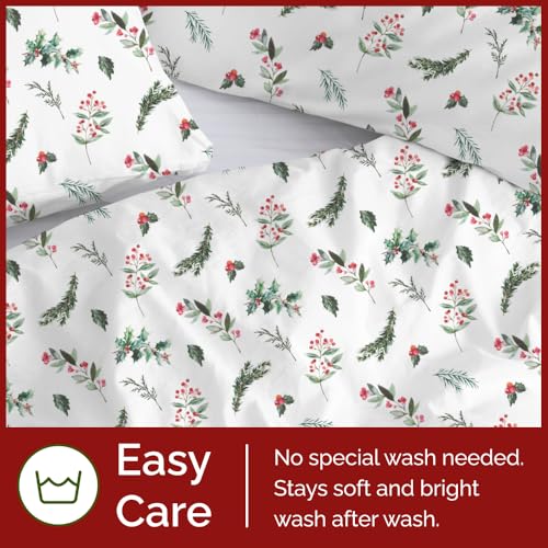 Image of CGK Unlimited Christmas Duvet Cover Full Size - 80 x 90, Mistletoe