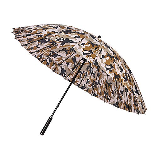 Parapluie personnalisé camouflage 24 os coupe-vent grand format pour entreprise