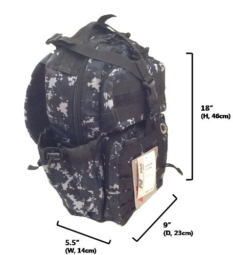 Nexpak 18" 1200Cu. In. Tactical Sling Shoulder Hiking Backpack Tl318 Dmbk Digital Camouflage #TOP6