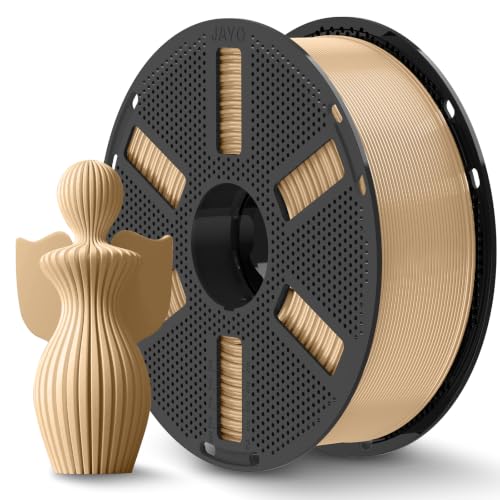 Image of JAYO PLA Plus (PLA+) Filament 1.75mm, 1.1KG Reusable Spool, Wood Color