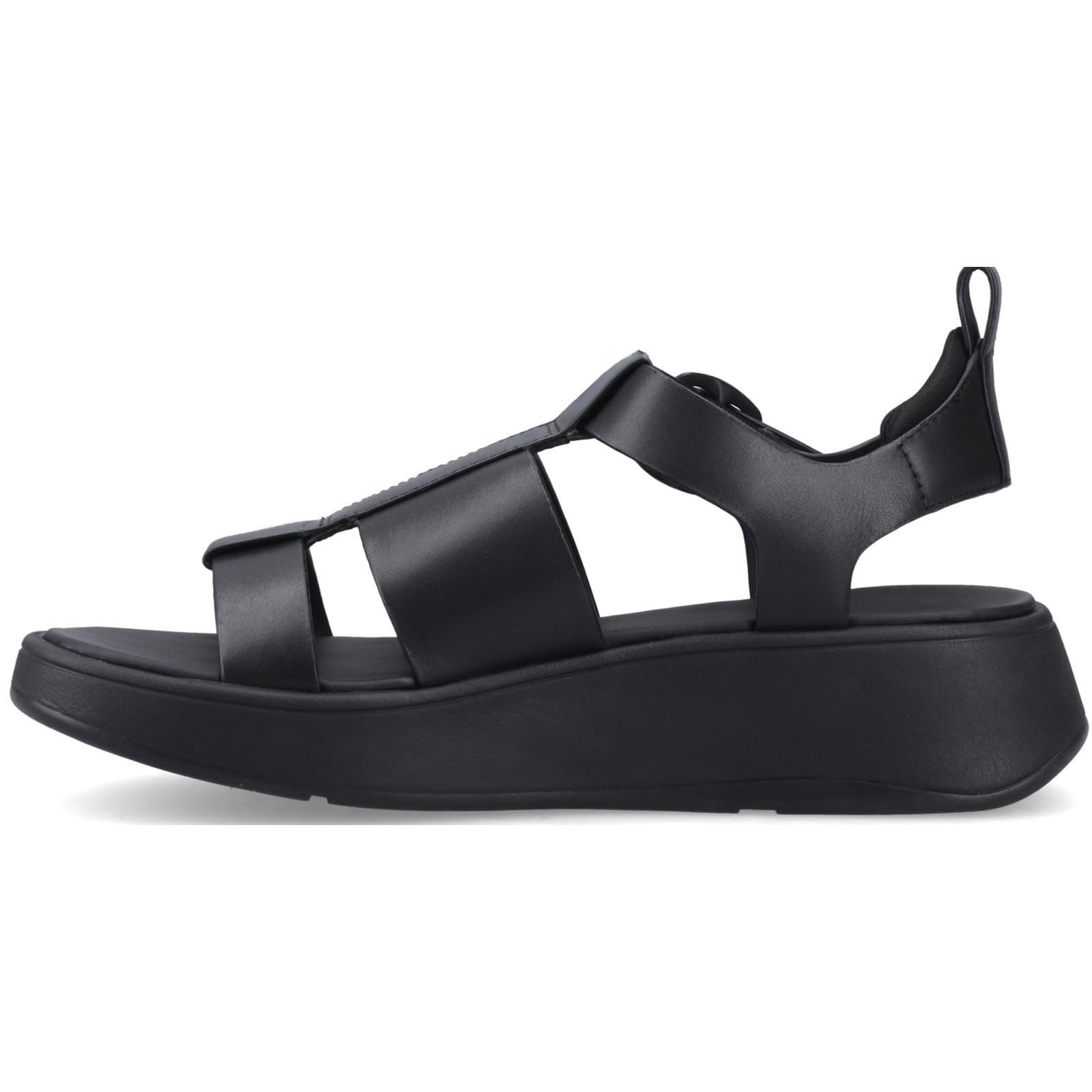Fitflop F-Mode Leather Flatform Fisherman Sandals, Sandali da Pescatore Donna