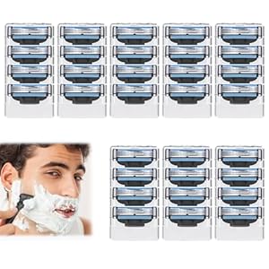 32 Stück Klingen für Mach 3 Rasierklingen