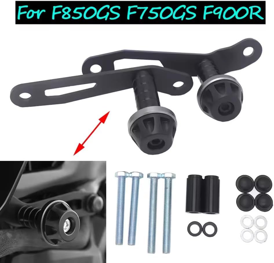 for BMW F850GS F750GS F900R F900 Motorcycle Frame Sliders Anti Crash Guard Pad Side Shield Modified Bumper Crash Stops Protecto