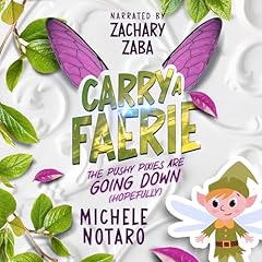 Diseño de la portada del título The Pushy Pixies Are Going Down (Hopefully)