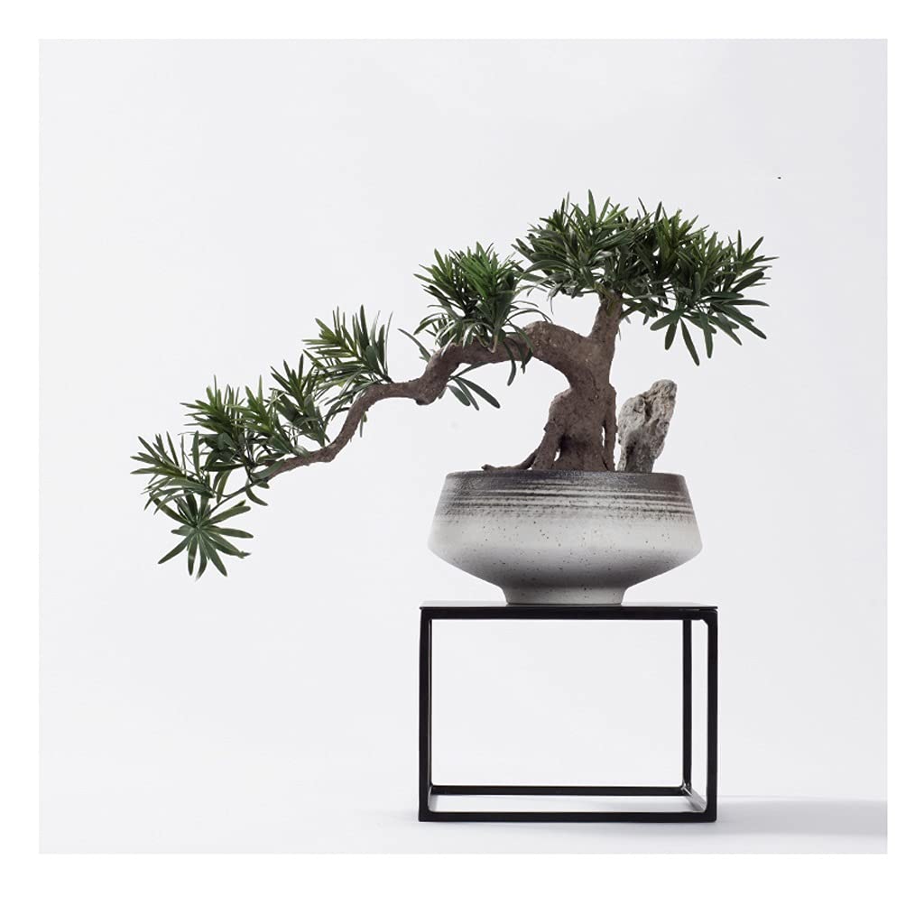 CAFIEDR Artificial Bonsai Artificial Bonsai Tree Fake Ceramic Potted Tree Decoration For Living Room Artificial Tree Decoration Ceramic Home Living Room Office For Home Office.