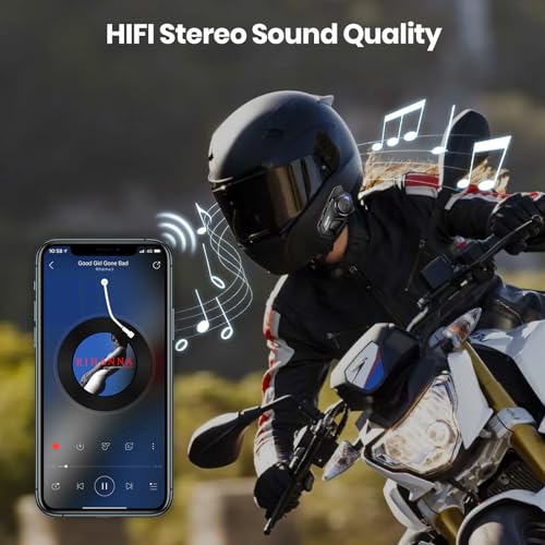 JESIMAIK High Resolution Sound Quality Speakers Headphone Cable, for R16 Motorcycles Bluetooth Intercom Accessories Kit (Hard Microphone and Soft Microphone)