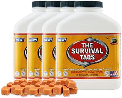 Star Meal Emergency war Food Space Age Advance strek Ration Non GMO (8 Week Supply) (4 Bottle x 180 Tablets = 720 Tablets/Butterscotch)