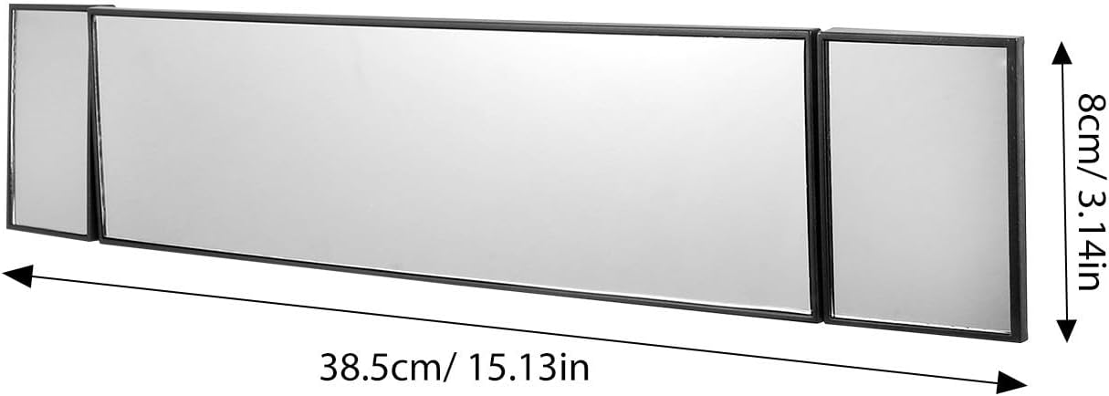 Wide-angle Car Blind Spot Mirror for Rearview with Abs and Glass Material, Easy to Install and Enhancing Driving Safety, Modern Stylish Design for Vehicle Rearview