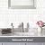 Vamos Tile Long Hexagon Peel and Stick Backsplash Tile - 10 Sheets Stick on Backsplash for Kitchen and Bathroom 12.4 x 12 Inch Dolomite Marble Look PVC Self Adhesive Mosaic Wall Tiles