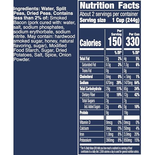 Image of Progresso Green Split Pea Vegetable Classics Canned Soup, Gluten-Free 19 oz