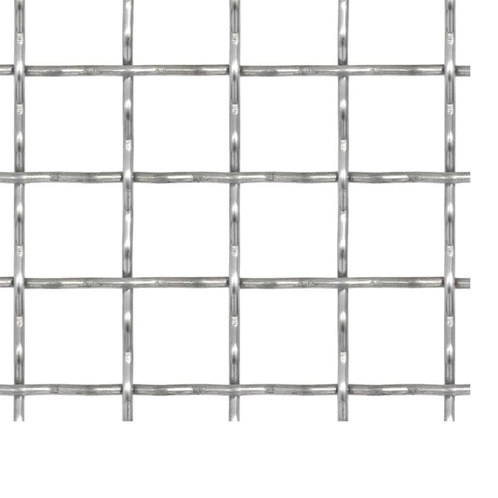 Edelstahl Wellengitter 100x85 cm 3 mm Rostfreier Maschendraht Zaun Garten Hochbeet Kaninchen Voliere Indoor Outdoor