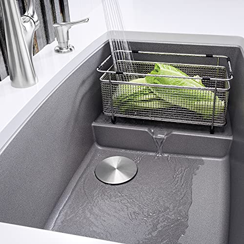 Blanco, Metallic Gray 440067 Performa Cascade Silgranit Undermount Kitchen Sink With Colander #TOP4