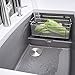 BLANCO, Metallic Gray 440067 PERFORMA CASCADE SILGRANIT Undermount Kitchen Sink with Colander