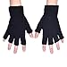 Produktbild Kanpola Damen Handschuhe Gestrickte Stretch elastische warme halbe Finger fingerlose Handschuhe