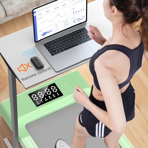 SupeRun Walking Pad Quiet, 2 in 1 Under Desk Treadmill, Walking Pad Treadmill Under Desk with 300LBS Weight Capacity, Installation-Free Walking Jogging Machine for Office Home Use - Image 2