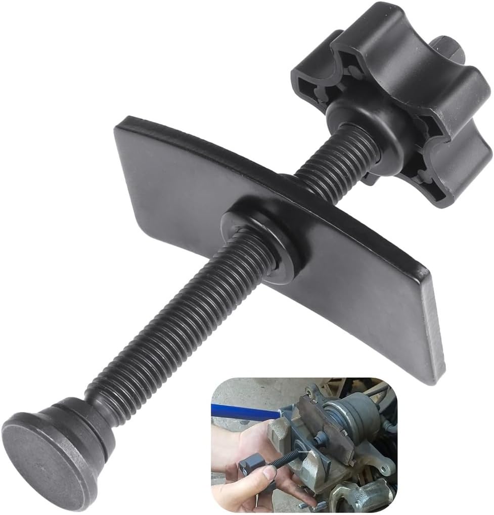 Heavy Duty Brake Pad Spreader Tool for Piston Reset, Swivel Brake Caliper Separator, Compression Tool for Brake Repair, Ideal for Inner Pad Adjustment