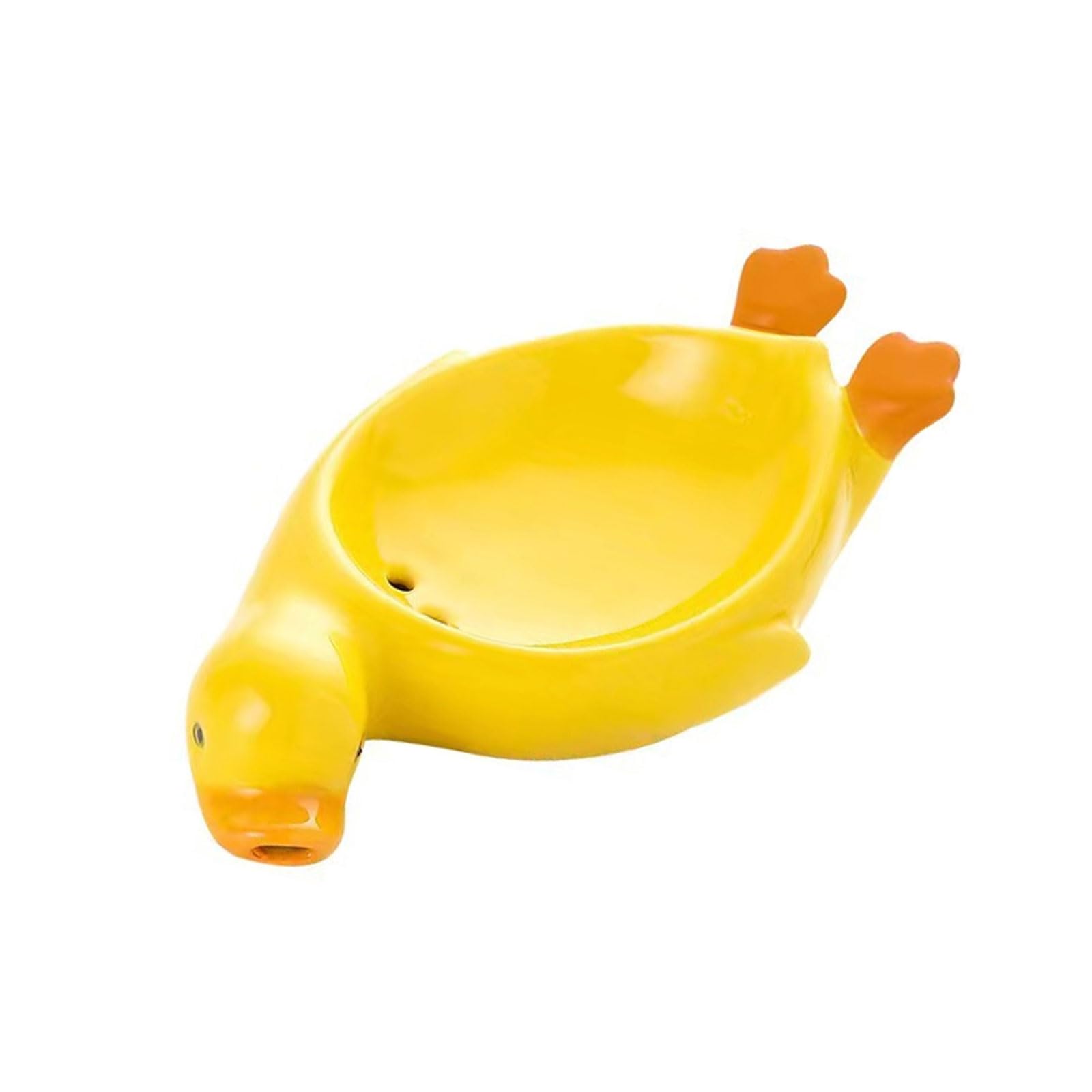 LiRRvb Stylishly Soap Tray Durability Ceramic Tray Featuring Drainage Hole to Keep Drying Easy Cleaning Waterproof Holders
