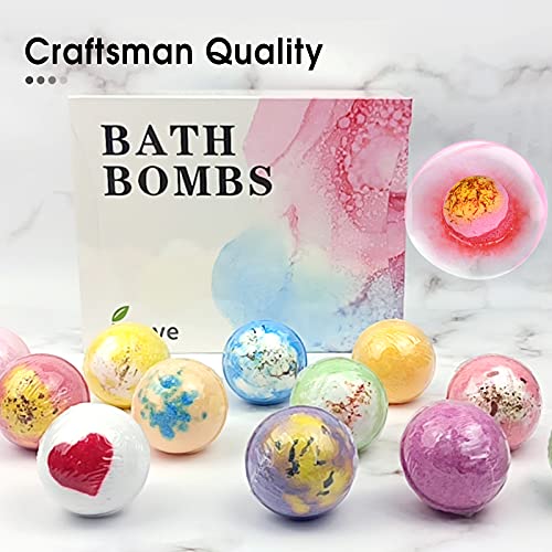 Ihave Bath Bombs For Women, 24 Large Bath Bomb Bubble Bath Spa Gift Set For Her, Natural Handmade Bathbombs Rich In Essential Oils, Romantic Gifts For Girlfriend/Wife #TOP5