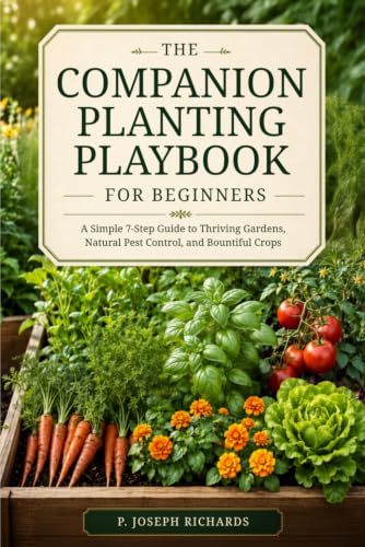 The Companion Planting Playbook for Beginners: A Simple 7-Step Guide to Thriving Gardens, Natural Pest Control, and Bountiful Crops