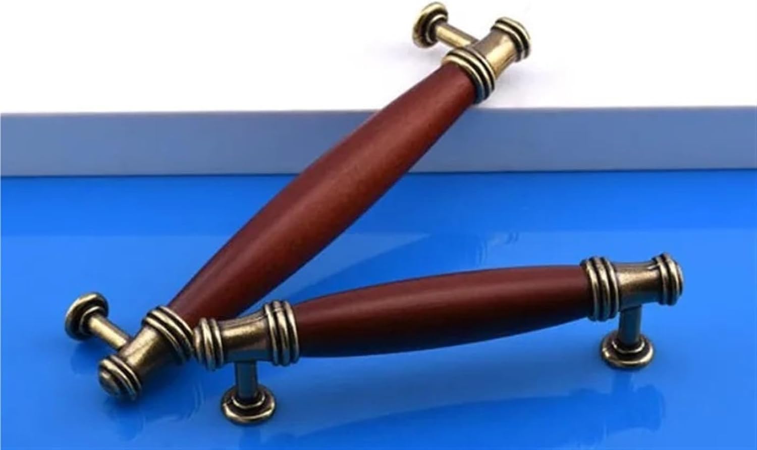 Zinc Alloy Wood Furniture Hardware Handles Kitchen Cabinets Door Drawer Handle Wardrobe Cupboard Dresser Pull Door Knobs 2Pcs(96mm)