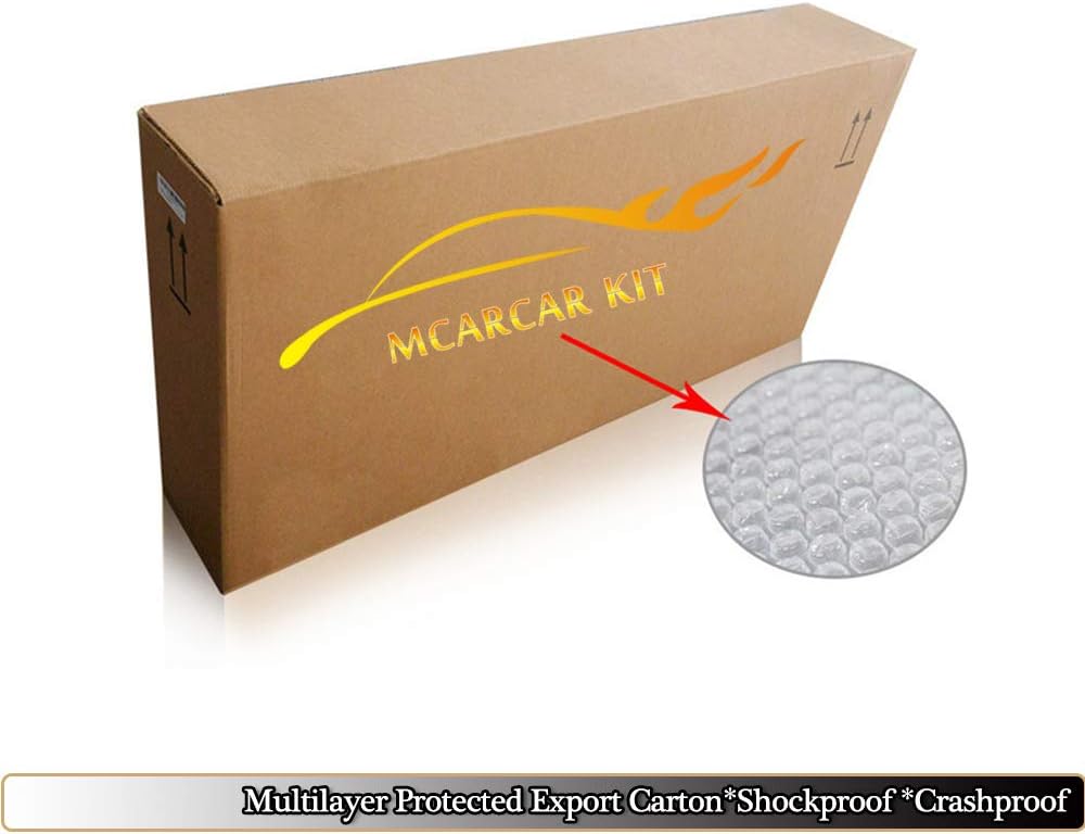 MCARCAR KIT Side Skirt Splitter fits BMW 3 Series F30 M Sport Sedan 2012-2018 Factory Outlet 320i 325i 328i 330i 335i 340i M-Tech Auto Carbon Fiber Door Rocker Panel Flaps Spoiler Aprons Cover