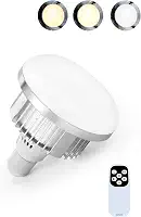 Lâmpada LED E27 de 85 W para kit de iluminação de guarda-chuva/softbox, temperatura de cor regulável 2700-6500 K, lâmpadas de controle remoto para estúdio de fotografia e vídeo, fotografia de